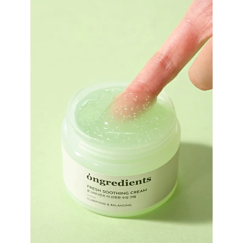 Ongredients Fresh Soothing Cream lehký hydratační gelový krém 50 ml