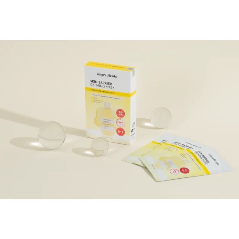 Ongredients Skin Barrier Calming Mask zklidňující plátýnková maska pro posílení kožní bariéry 1 ks