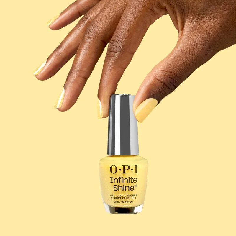 OPI ’m Dreaming Infinity Shine lak na nehty odstín Slay Hello to Yellow 15 ml