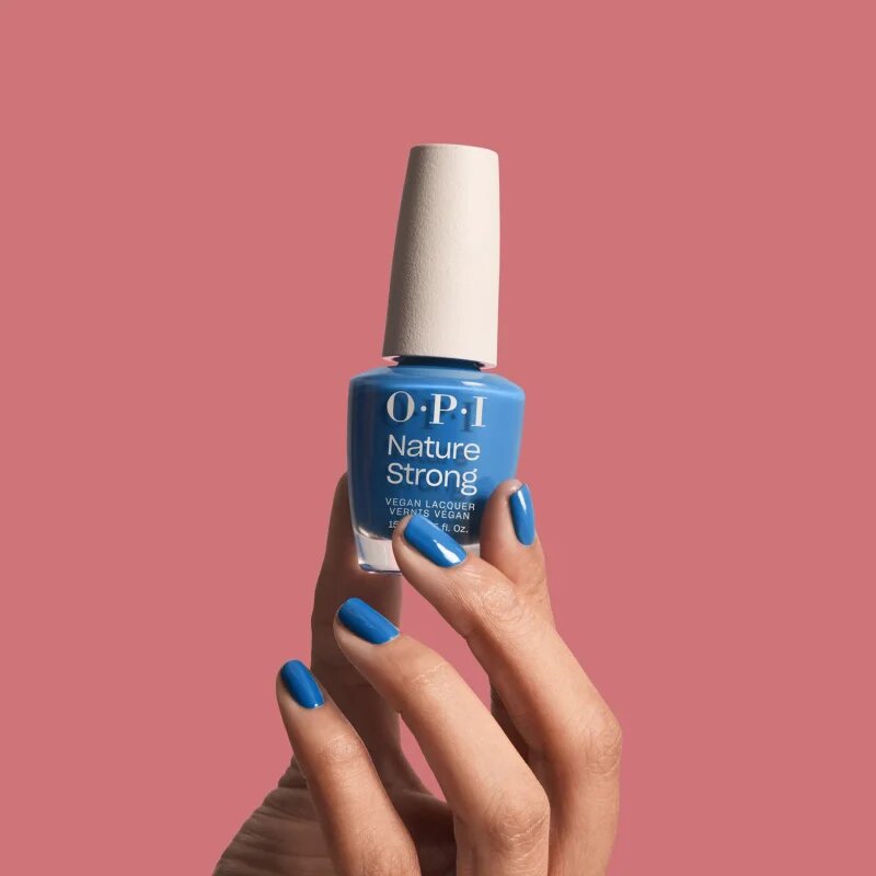 OPI Nature Strong Nails&Skin lak na nehty vegan odstín Fresh as a Blue Daisy 15 ml