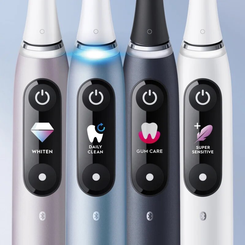 Oral-B iO 9 elektrický zubní kartáček s nabíjecím pouzdrem Rose Quartz 1 ks