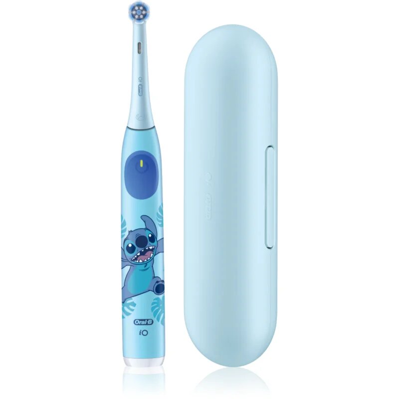 Oral-B iO Kids Disney Stitch elektrický zubní kartáček pro děti s cestovním pouzdrem 6 y+ 1 ks