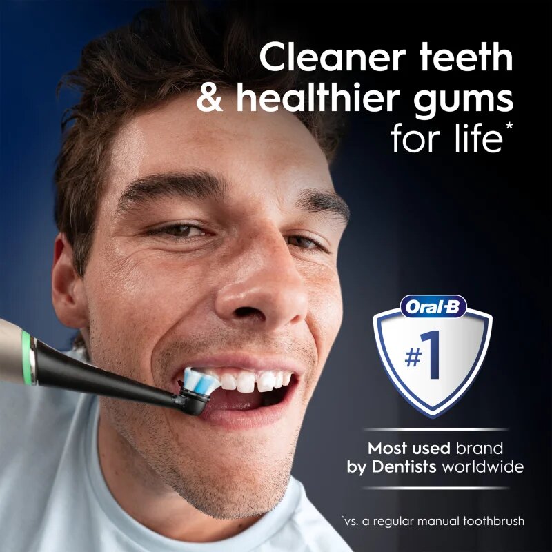 Oral-B iO10 elektrický zubní kartáček Lunar Gold 1 ks
