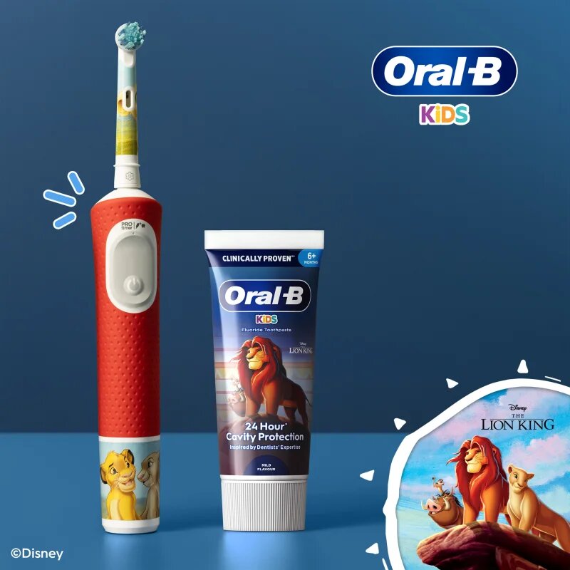 Oral-B Kids Lion King dětská zubní pasta s ovocnou příchutí 6 m+ 60 ml