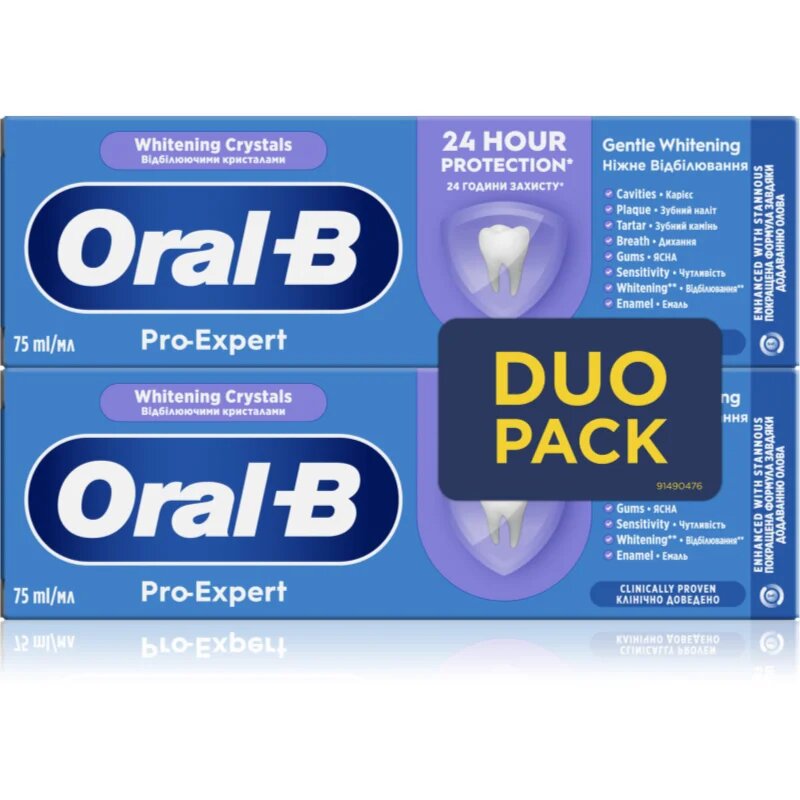 Oral-B Pro Expert Gentle Whitening bělicí zubní pasta 2x75 ml