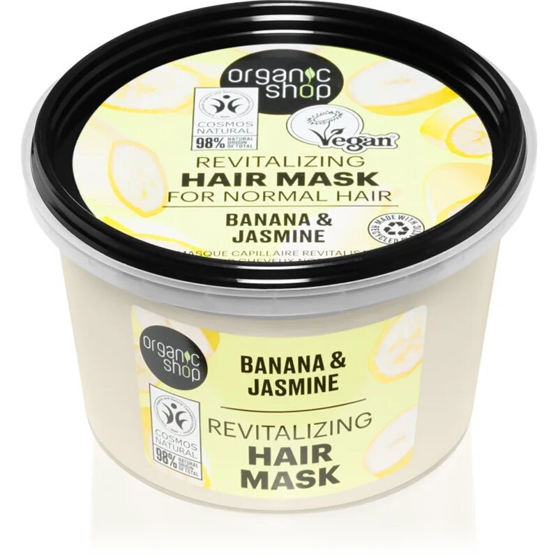 Organic Shop Banana & Jasmine maska na vlasy pro objem 250 ml