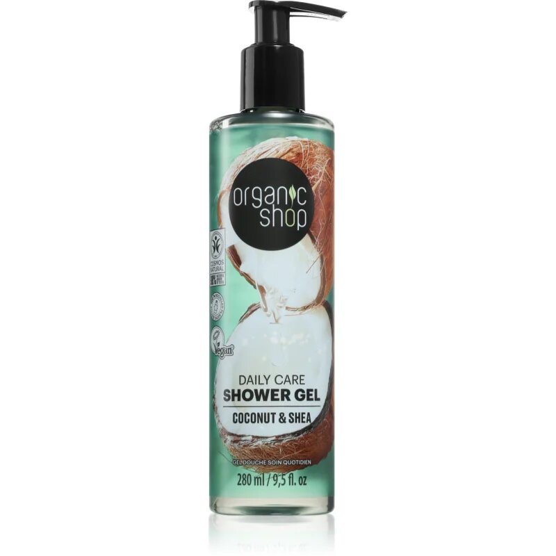 Organic Shop Coconut & Shea hydratační sprchový gel 280 ml
