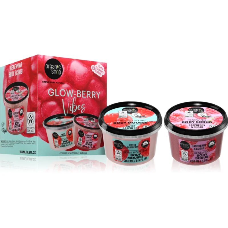 Organic Shop Glow-Berry Vibes Beauty Set dárková sada na tělo