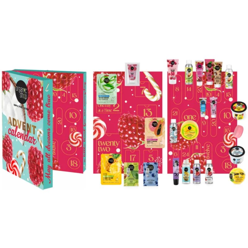 Organic Shop Natural Beauty 24-Day Wellness Advent Calendar adventní kalendář