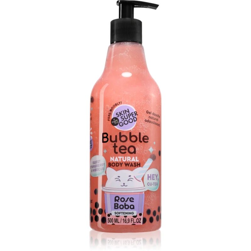 Organic Shop Skin Super Good Bubble Tea zjemňující sprchový gel 500 ml