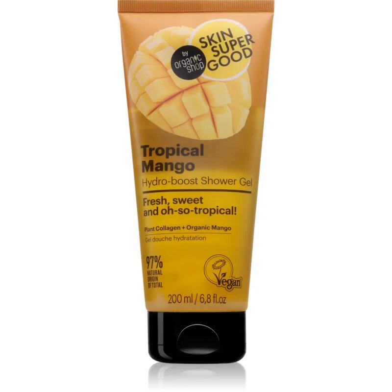 Organic Shop Skin Super Good Tropical Mango sprchový gel s olejem z manga 200 ml