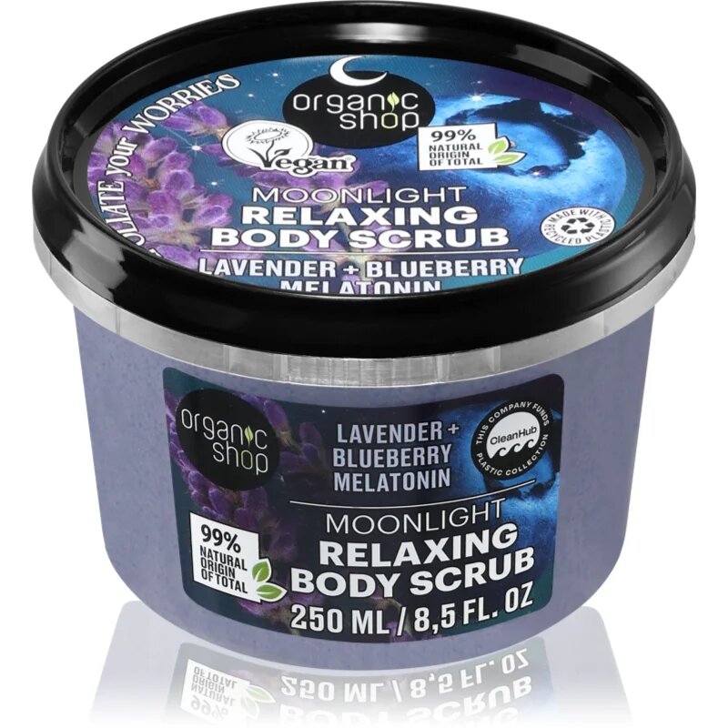 Organic Shop Sleeping Exfoliate Your Worries tělový peeling pro relaxaci 250 ml