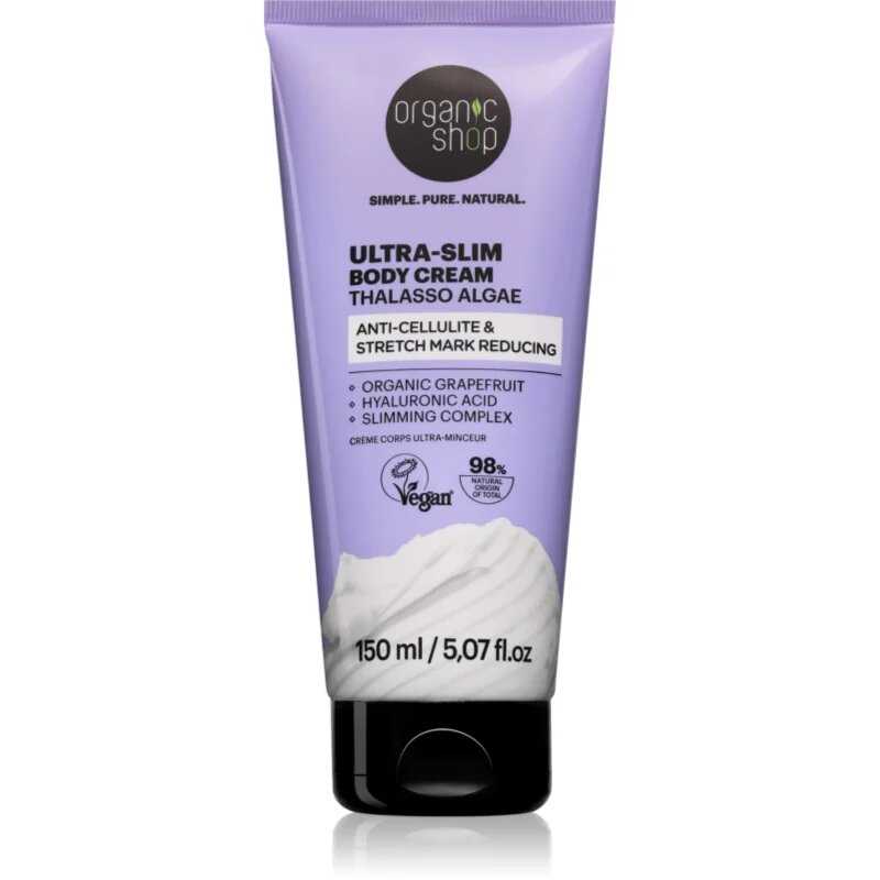 Organic Shop Thalasso Ultra-Slim Body Cream zeštíhlující tělový krém na celulitidu a strie 150 ml