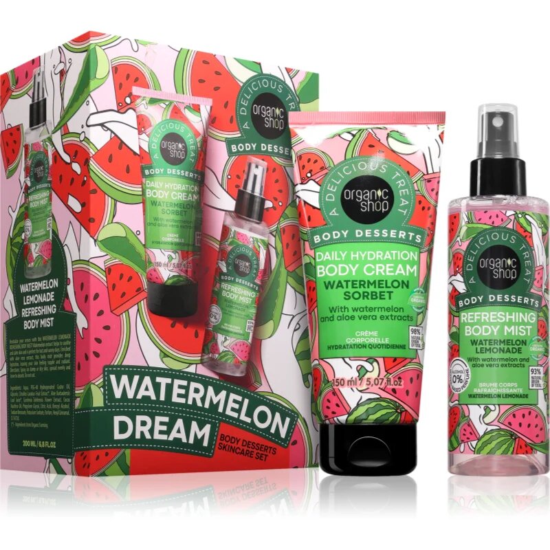 Organic Shop Watermelon Dream Body Desserts Skincare Set dárková sada na tělo