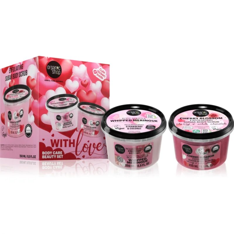 Organic Shop With Love Body Care Beauty Set dárková sada na tělo