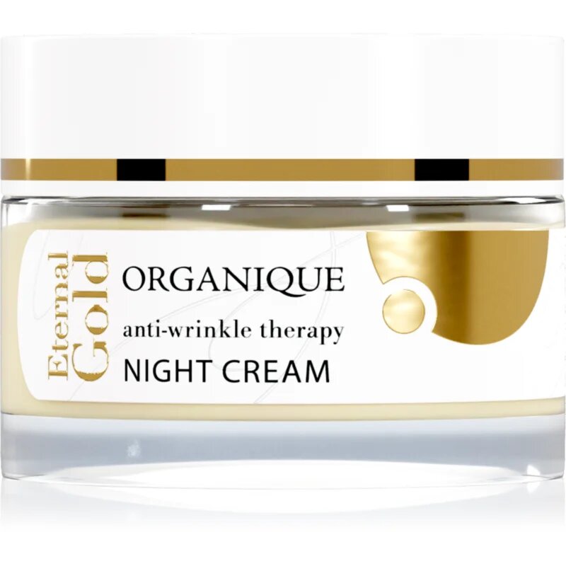 Organique Eternal Gold Anti-Wrinkle Therapy hydratační noční krém proti vráskám 50 ml