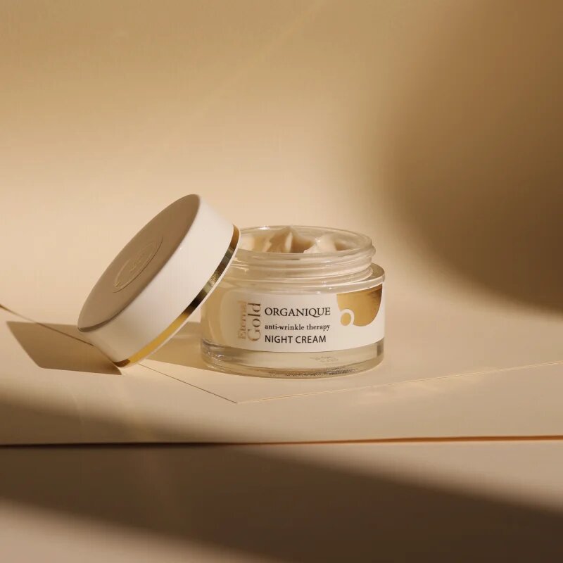 Organique Eternal Gold Anti-Wrinkle Therapy hydratační noční krém proti vráskám 50 ml