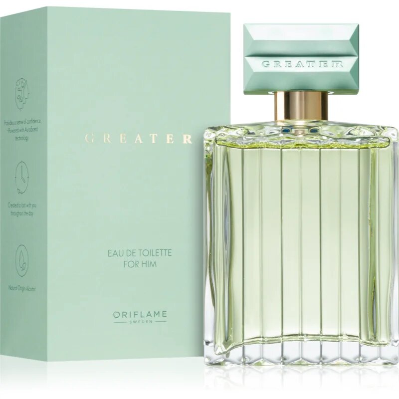 Oriflame Greater For Him toaletní voda pro muže 75 ml