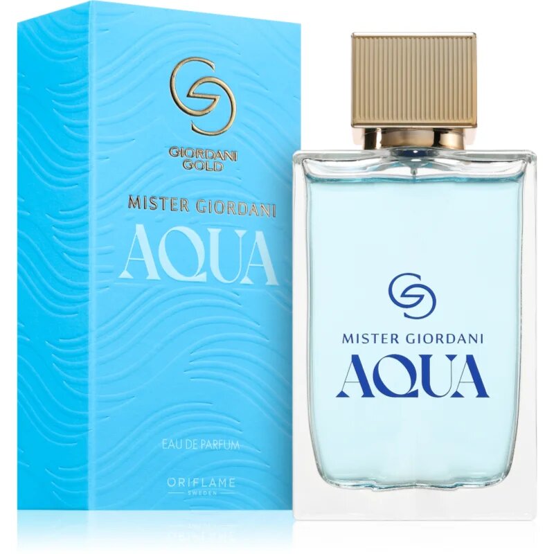 Oriflame Mister Giordani Aqua parfémovaná voda pro muže 75 ml