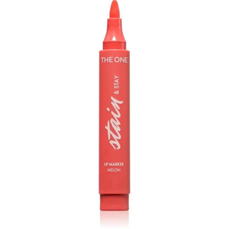 Oriflame The One Stain & Stay dlouhotrvající rtěnka ve fixu odstín Melon 2.5 g