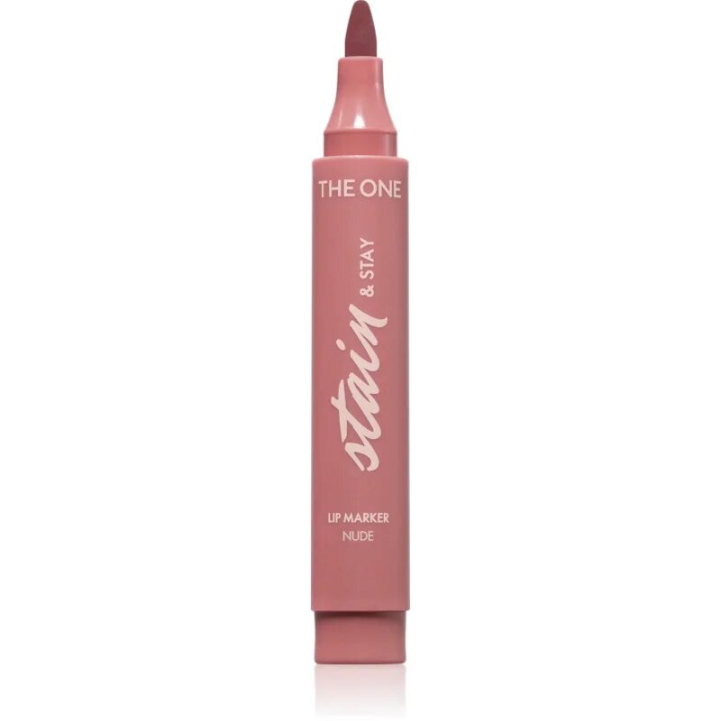 Oriflame The One Stain & Stay dlouhotrvající rtěnka ve fixu odstín Nude 2.5 g