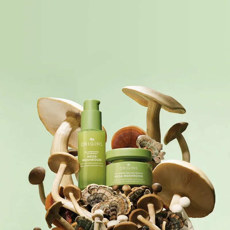 Origins Dr. Andrew Weil for ™ Mega-Mushroom Dark Spot Moisturizer sjednocující hydratační krém proti nedokonalostem pleti 50 ml