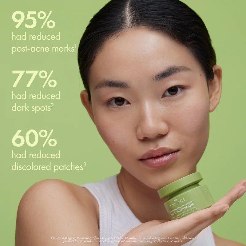 Origins Dr. Andrew Weil for ™ Mega-Mushroom Dark Spot Moisturizer sjednocující hydratační krém proti nedokonalostem pleti 50 ml