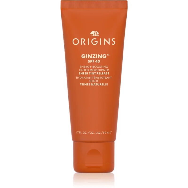 Origins GinZing™ Energy-Boosting Tinted Moisturizer denní krém s revitalizačním účinkem SPF 40 odstín 3 50 ml