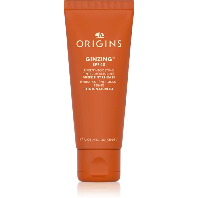 Origins GinZing™ Energy-Boosting Tinted Moisturizer denní krém s revitalizačním účinkem SPF 40 odstín 4 50 ml
