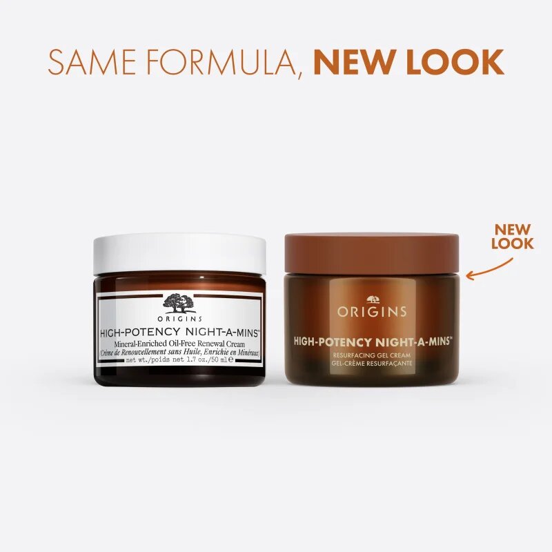 Origins High-Potency Night-A-Mins™ Oil-Free Resurfacing Gel Cream With Fruit-Derived AHAs zpevňující hydratační krém pro všechny typy pleti 50 ml