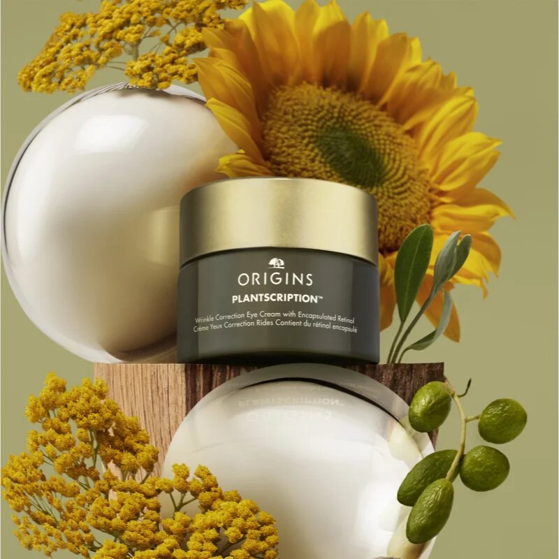 Origins Plantscription™ Wrinkle Correction Eye Cream With Encapsulated Retinol hydratační a vyhlazující oční krém s retinolem 15 ml