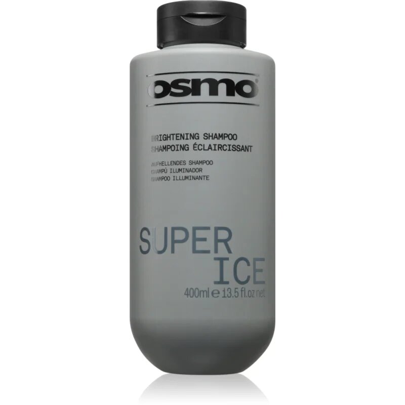 Osmo Super Ice Brightening Shampoo šampon proti žlutým tónům pro blond a melírované vlasy 400 ml