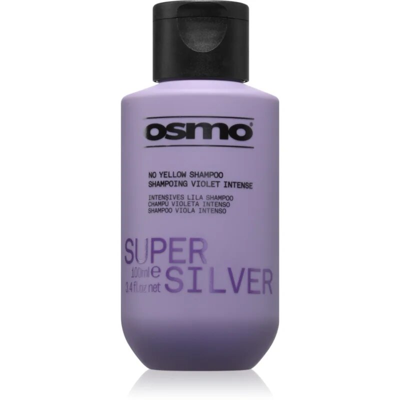 Osmo Super Silver No Yellow Shampoo šampon proti žlutým tónům pro blond a šedivé vlasy 100 ml