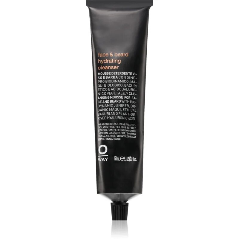 Oway Face & Beard čisticí pěna na obličej a vousy 150 ml
