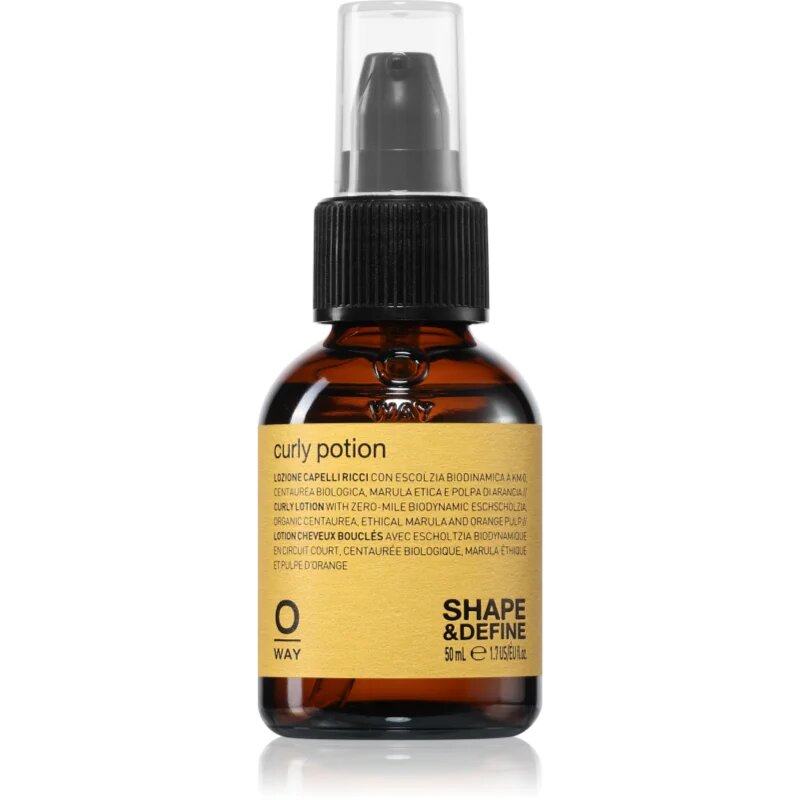 Oway Shape & Define Curly Potion stylingová péče pro vlnité a kudrnaté vlasy 50 ml