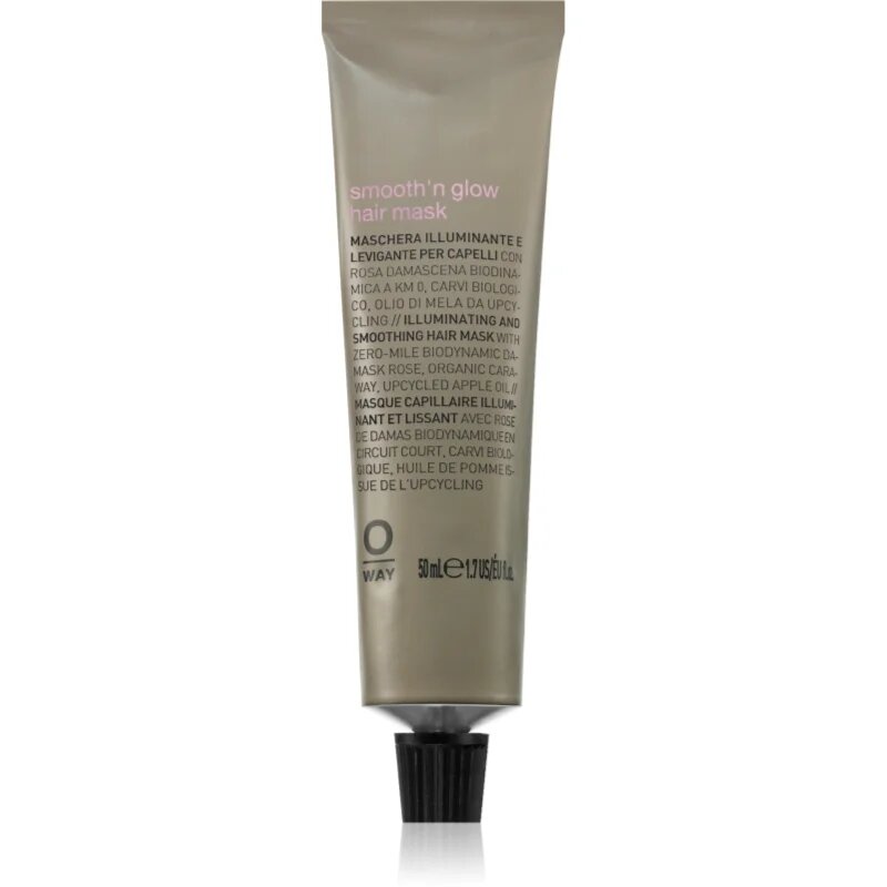 Oway Smooth'n glow Hair Mask vyhlazující maska pro lesk a hebkost vlasů 50 ml