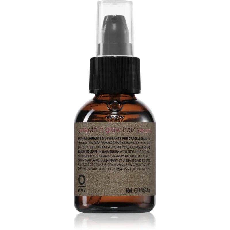 Oway Smooth'n glow Hair Serum uhlazující sérum pro lesk a hebkost vlasů 50 ml