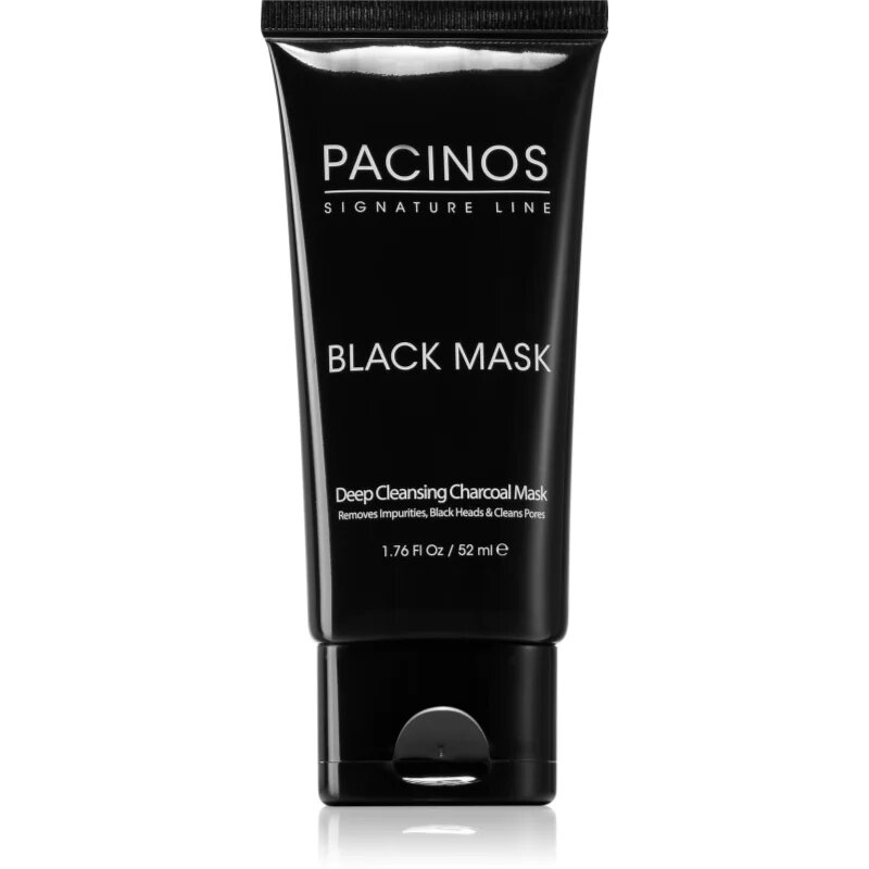Pacinos Black Mask hloubkově čisticí pleťová maska 52 ml