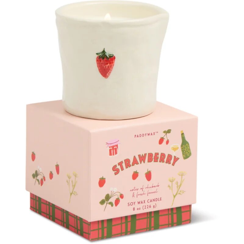 Paddywax Bistro Strawberry vonná svíčka 226 g