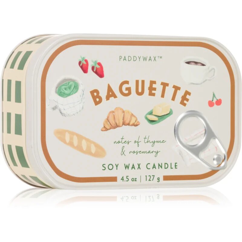Paddywax Bistro Tin Baguette vonná svíčka v plechovce 127 g