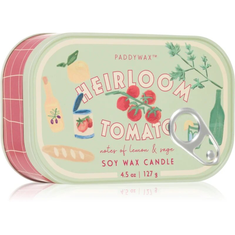 Paddywax Bistro Tin Heirloom Tomato vonná svíčka v plechovce 127 g