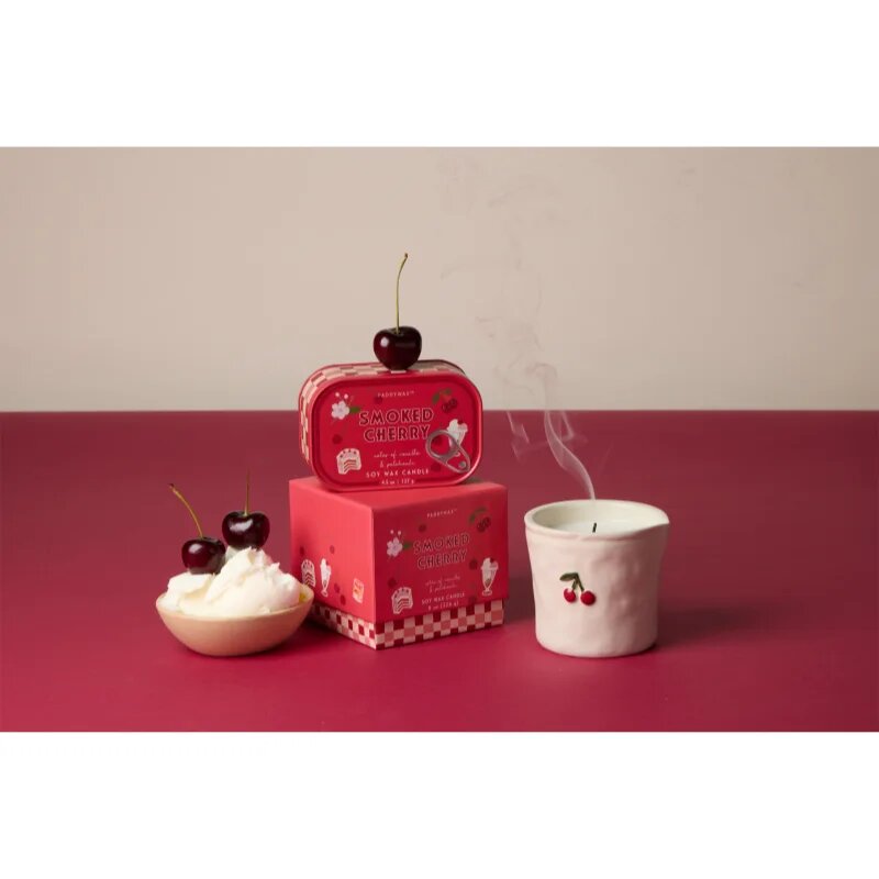 Paddywax Bistro Tin Smoked Cherry vonná svíčka v plechovce 127 g