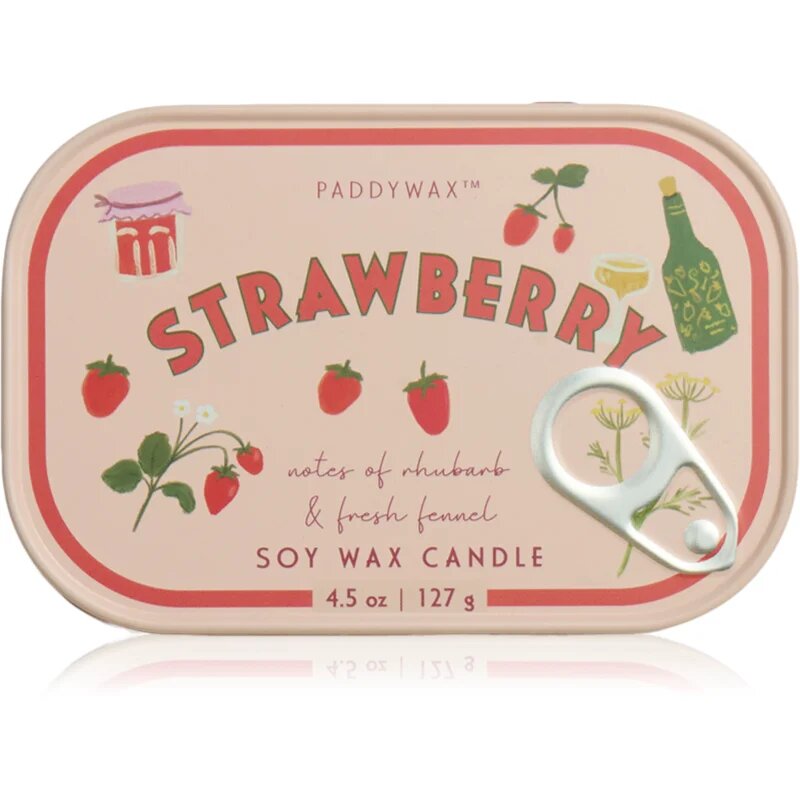 Paddywax Bistro Tin Strawberry vonná svíčka v plechovce 127 g