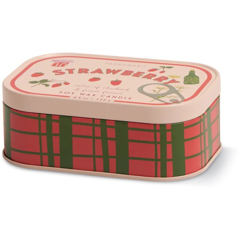 Paddywax Bistro Tin Strawberry vonná svíčka v plechovce 127 g