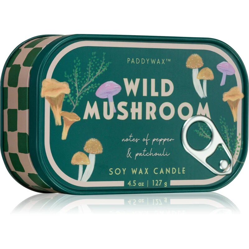 Paddywax Bistro Tin Wild Mushroom vonná svíčka v plechovce 127 g