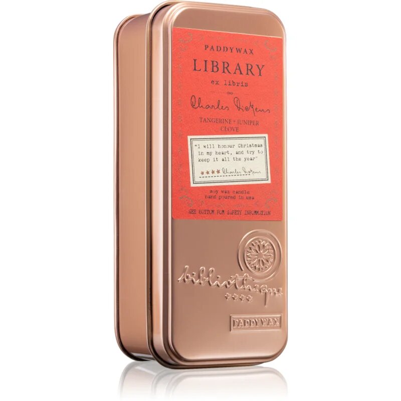 Paddywax Library Charles Dickens vonná svíčka 56 g