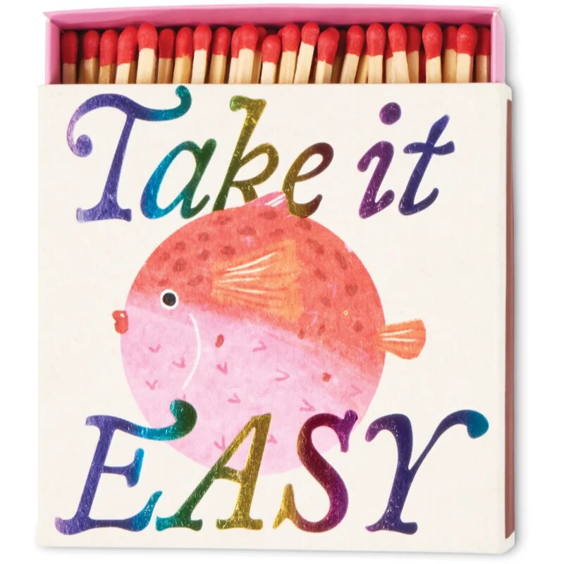 Paddywax Square Take it Easy Puffer Fish zápalky 125 ks