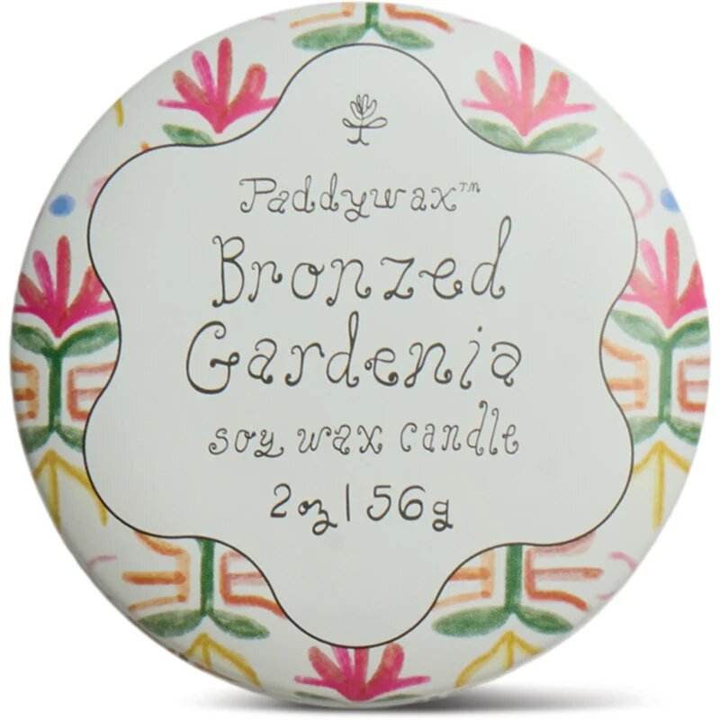 Paddywax Tulip Bronzed Gardenia vonná svíčka s víčkem 56 g