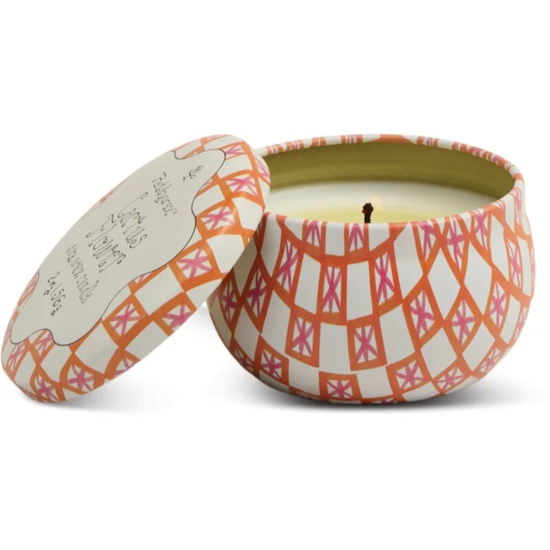 Paddywax Tulip Cactus Flower vonná svíčka s víčkem 56 g