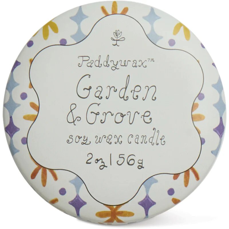 Paddywax Tulip Garden & Grove vonná svíčka s víčkem 56 g